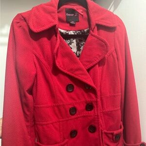 Beautiful red winter women’s coat